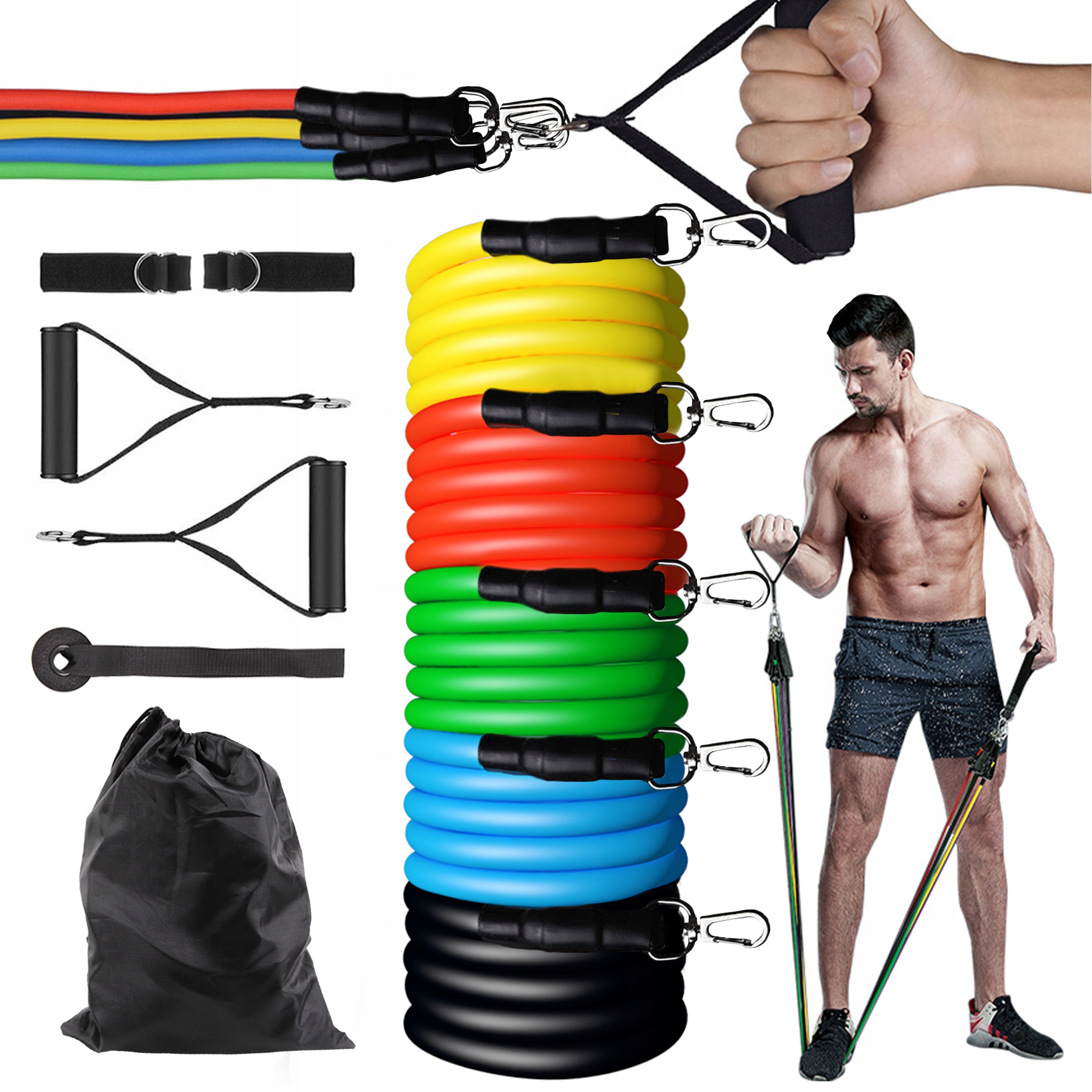 

Gumy Do Ćwiczeń Crosfit Oporowe Power Band 5 szt.