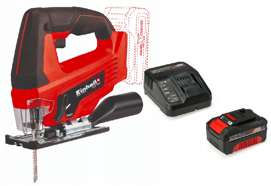 Akumulátorová Pila Einhell Tc-js 18 Li Akumulátor 4,0AH Set