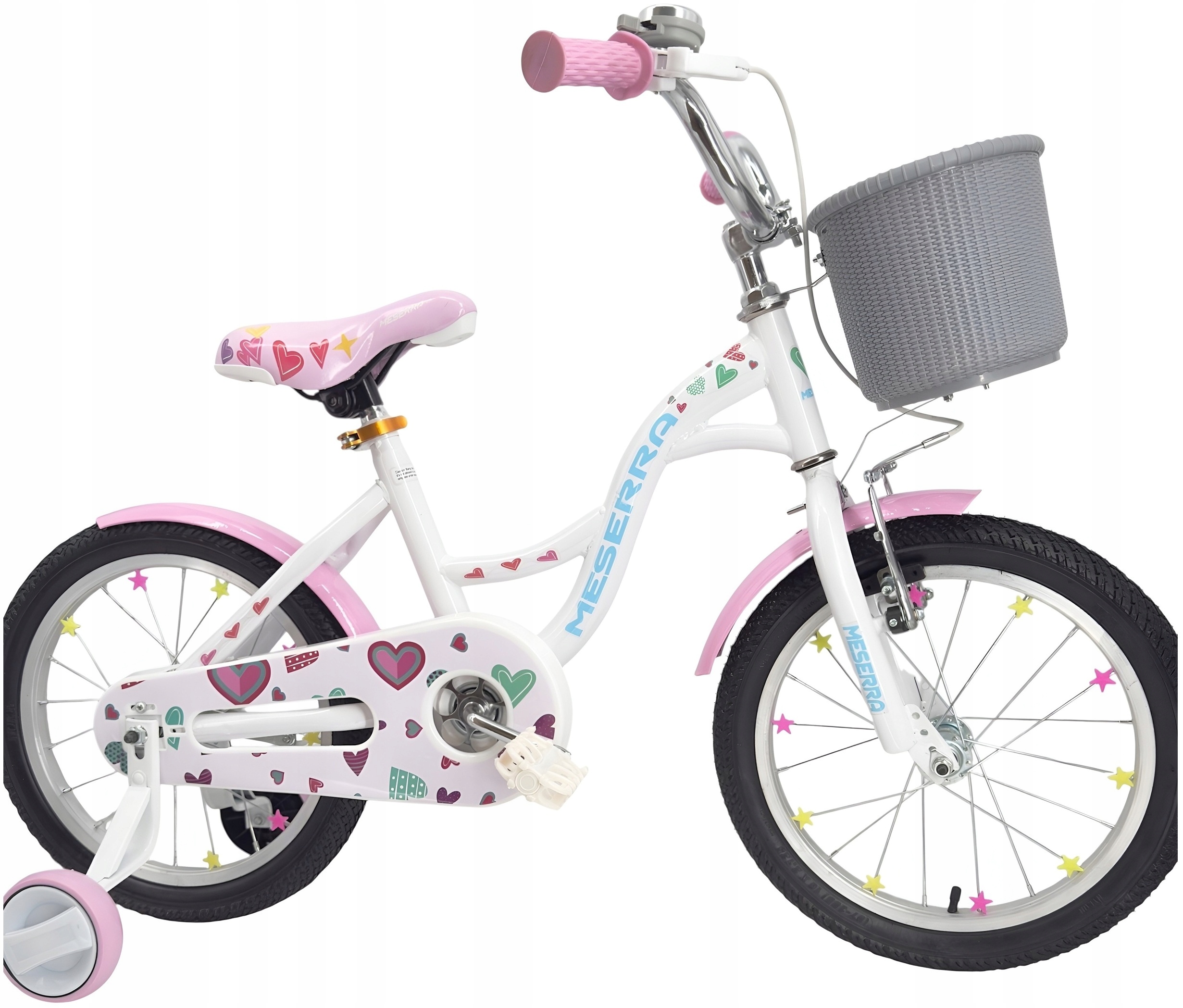 Rower Dziecięcy 12 cali Platinum Kosz Dzwonek V-Brake Rowerek