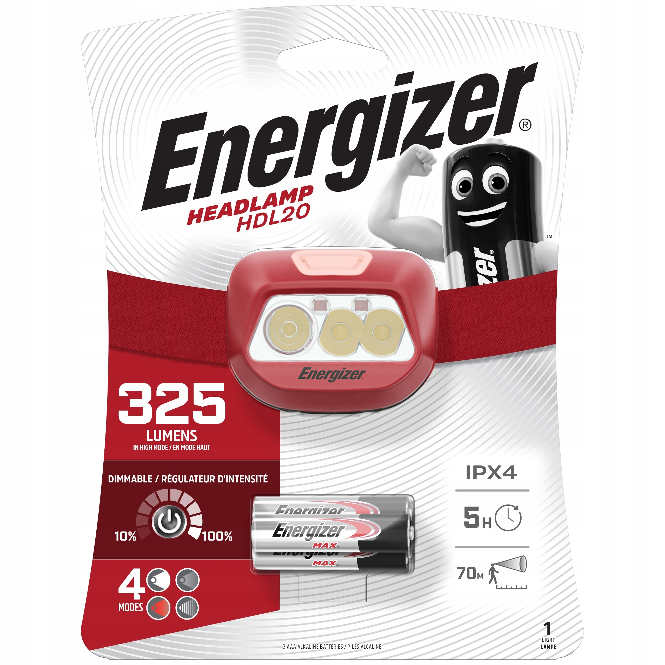 Latarka Energizer Headlight HDL20 3AAA 325 lm