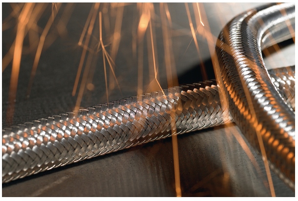 HellermanTyton SCSB12-GS-ML RURA OSŁONOWA METALOWA Z OPLOTEM METALOWYM Marka inna