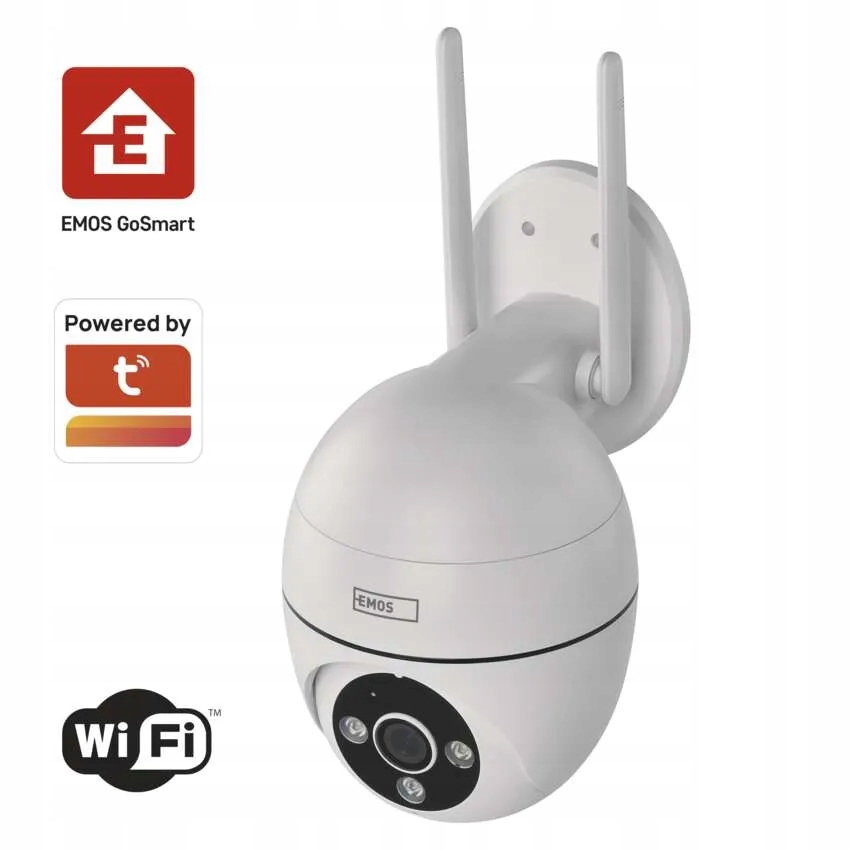 H4057 GoSmart Kamera zewnętrzna obrotowa IP-800 Wasp z Wi-Fi biała Emos
