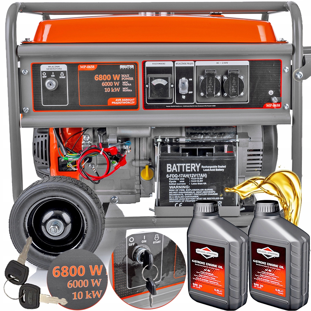 

Agregat Prądotwórczy Generator Avr 13KM El.rozruch