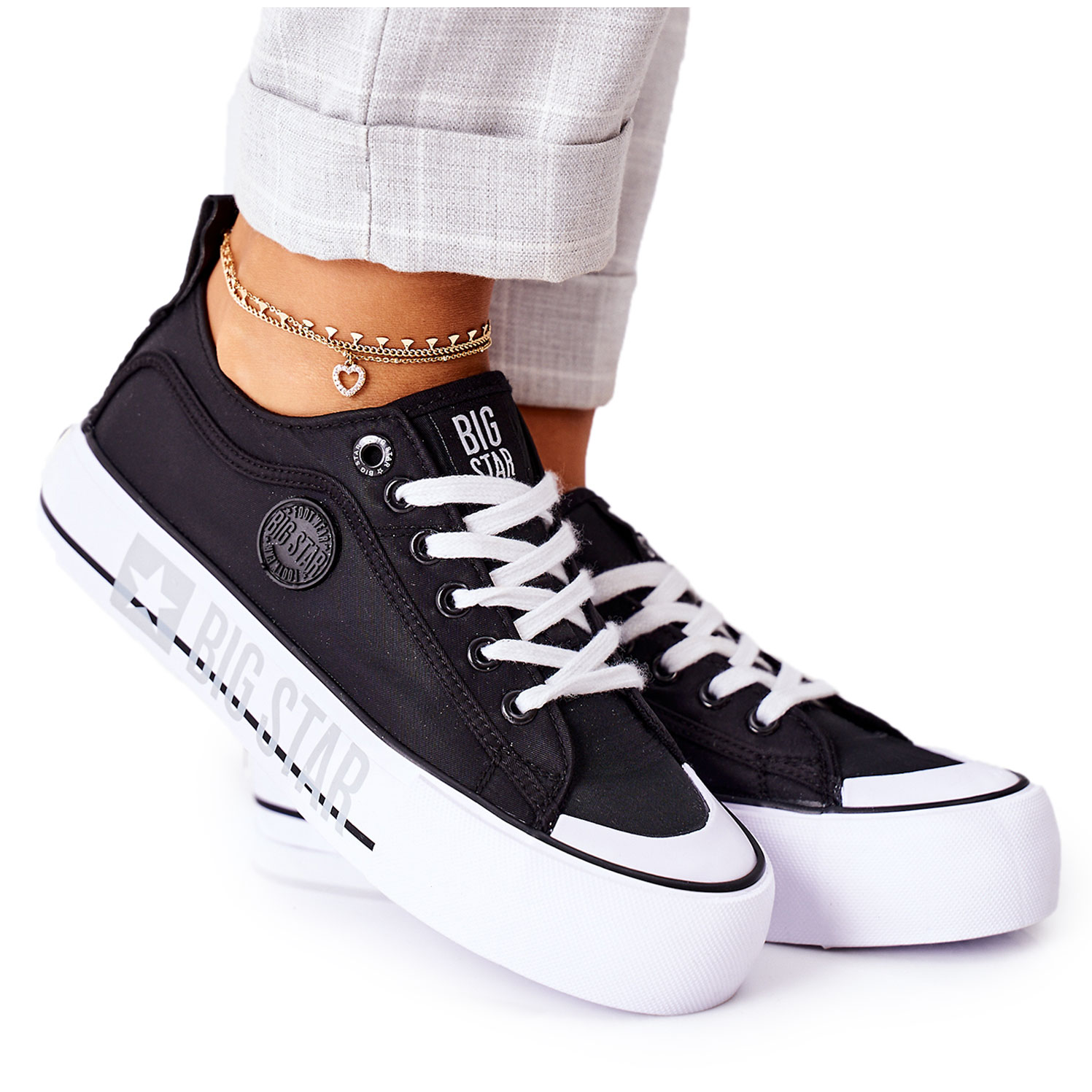 

Trampki Big Star Platforma II274019 Czarne 37
