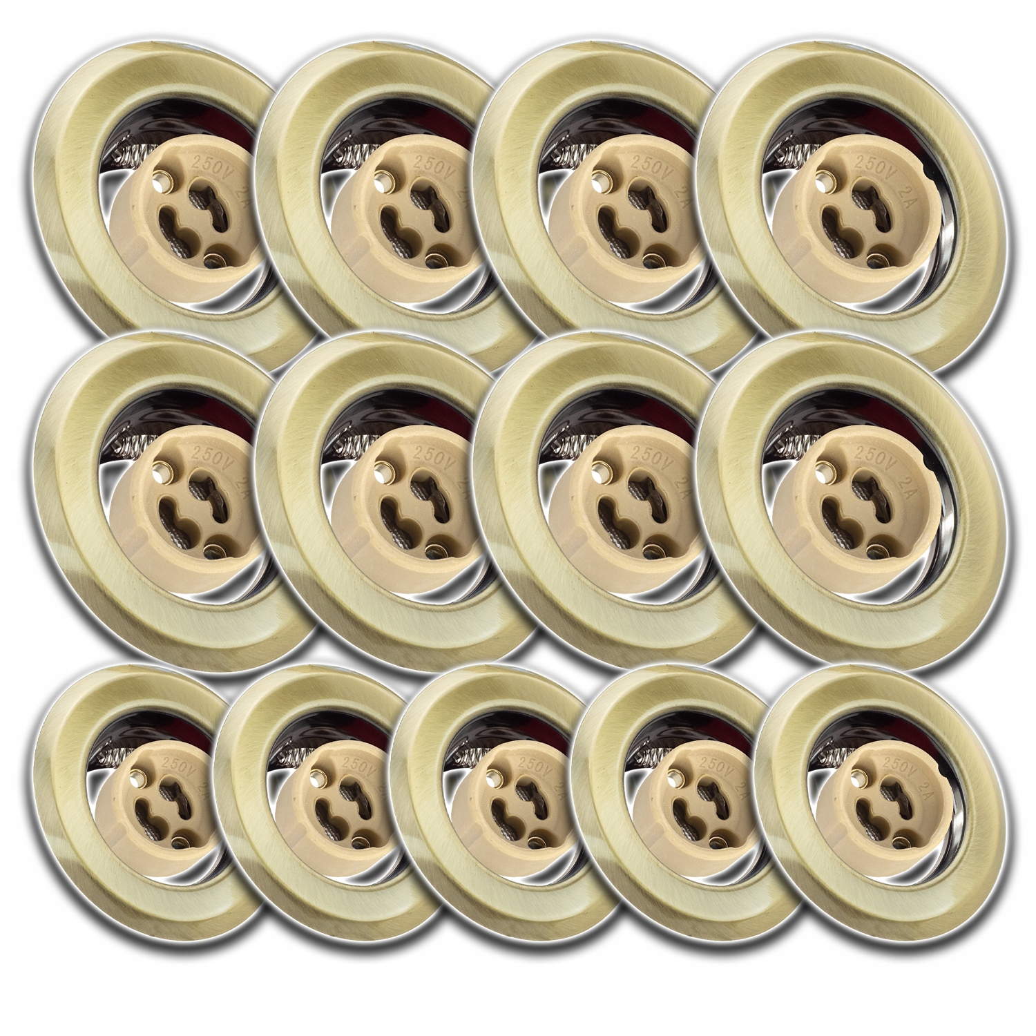 13x Kulaté Stropní Svítidlo Pod Omítku Zásuvka Konektor Žárovky GU10