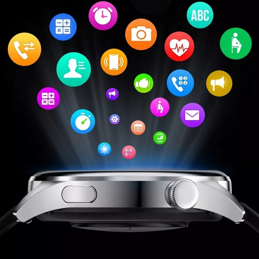 SMARTWATCH ZEGAREK ROZMOWY EKG 2 PASKI + GRATISY Rodzaj smartwatch