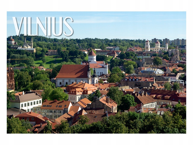 

Wilno Panorama Stare Miasto Magnes na lodówkę