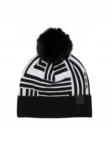 Karl Lagerfeld dámská zimní čepice Pom Pom černá univerzální