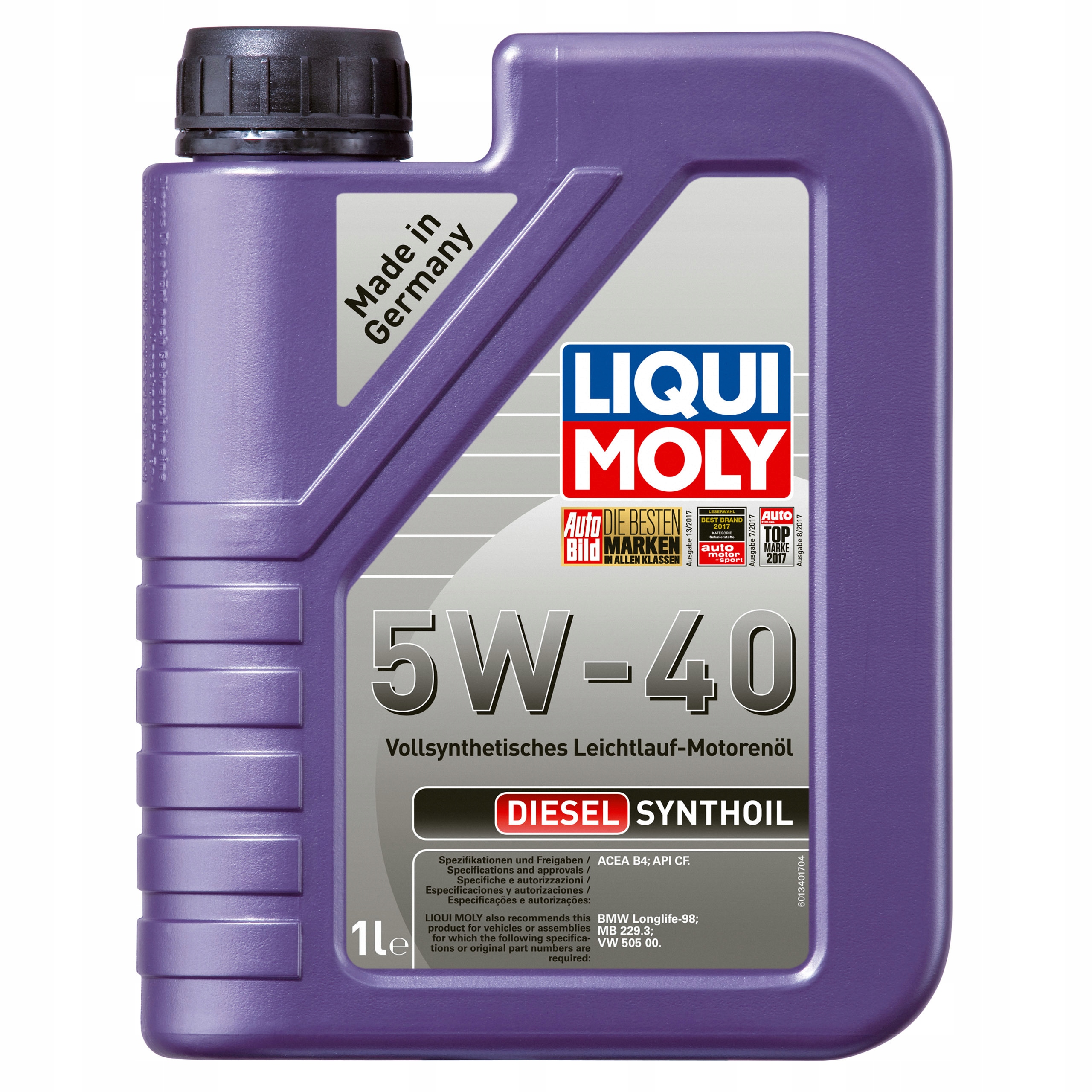 

Olej Liqui Moly 1340 Diesel Synthoil 5W-40 1L