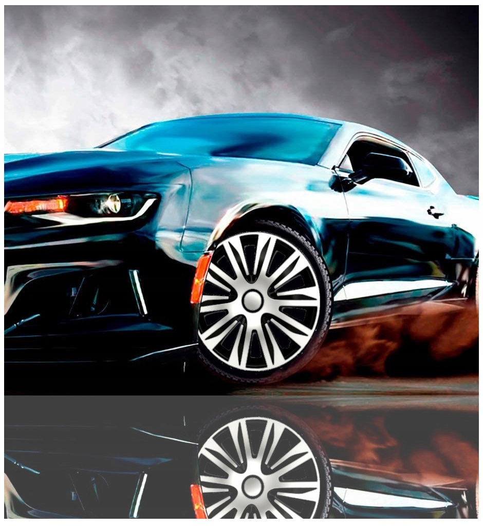 KOLPAKI 14 do FIAT ford RENAULT HYUNDAI citroen Producent code 14 Nardo Silver Black