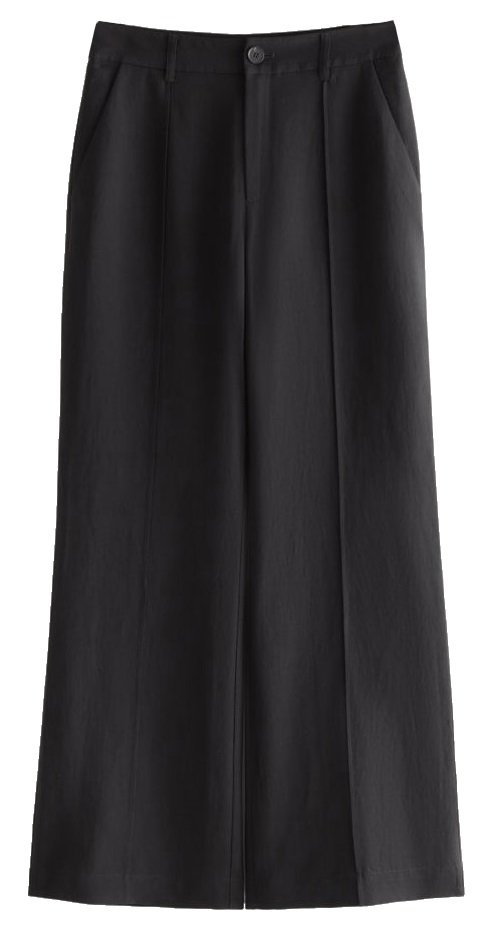 Lněné Dámské Kalhoty Černé & Other Stories 34