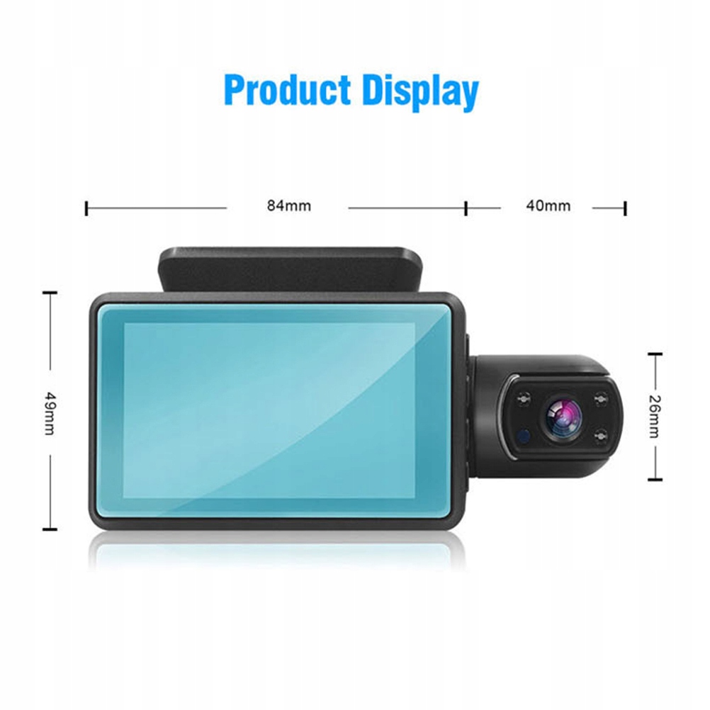 Rejestrator jazdy Dashcam Cars z dwoma obiektywami EAN (GTIN) 6970767451534