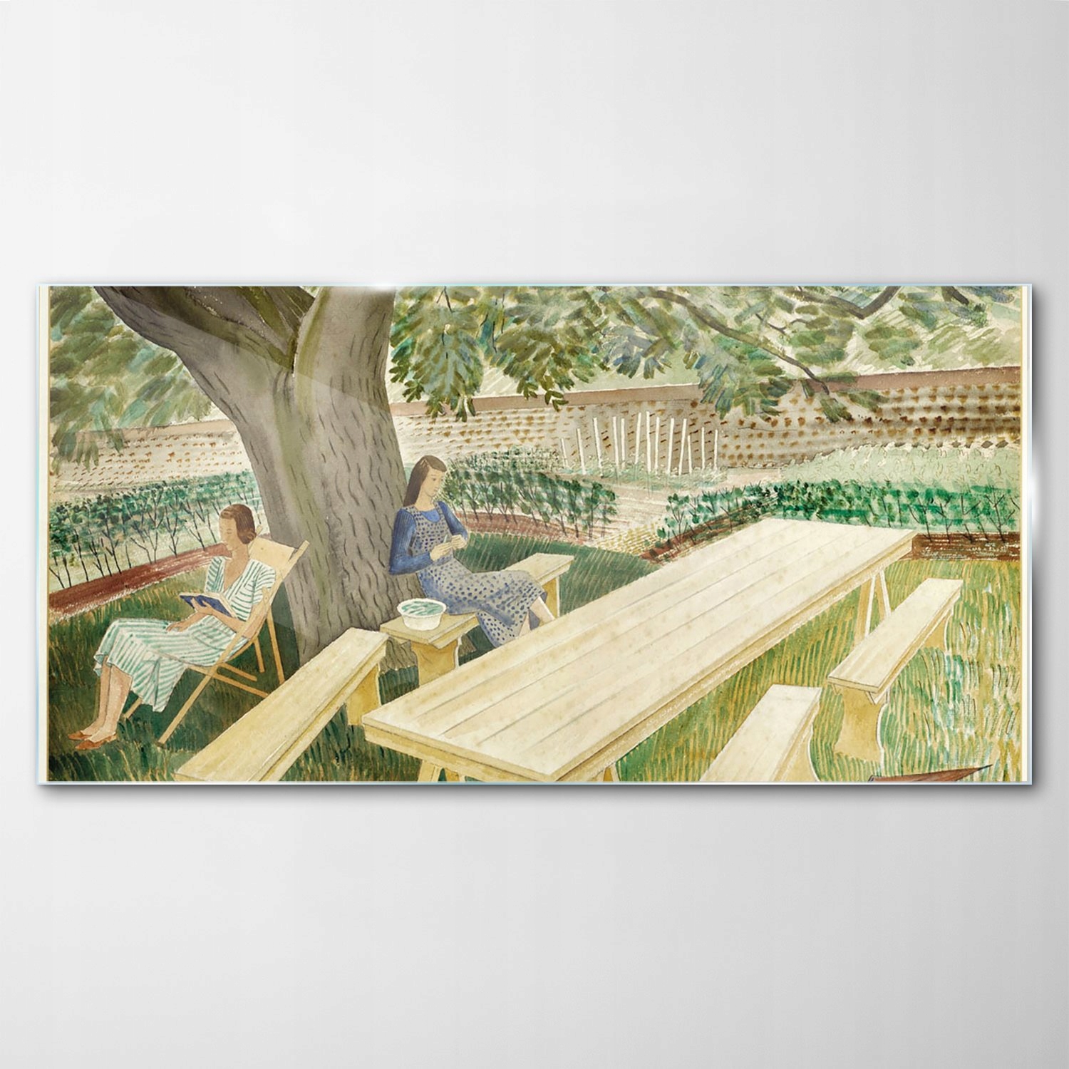 

Hartowany Obraz Szklany Kobiety w Ogrodzie 120x60