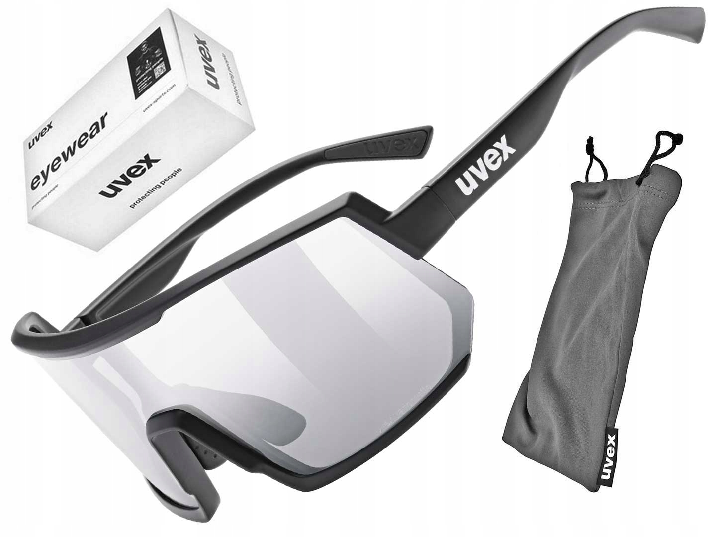 Fotochromatické brýle Uvex Sportstyle 235V černé matné S1-S3