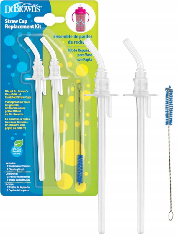 

Dr Brown's Słomka Do Bidonu Kubka 300ml 2szt.