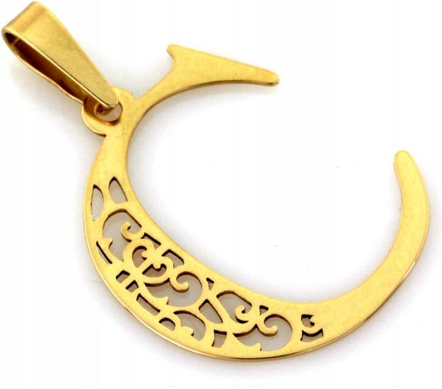 Zlatý přívěsek 585 písmeno C s ažurovou ozdobou 14K přívěsek na řetízek