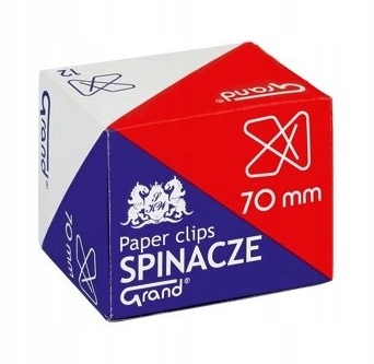 

Biurowy Spinacz krzyżowy 70 mm do papieru 12 szt