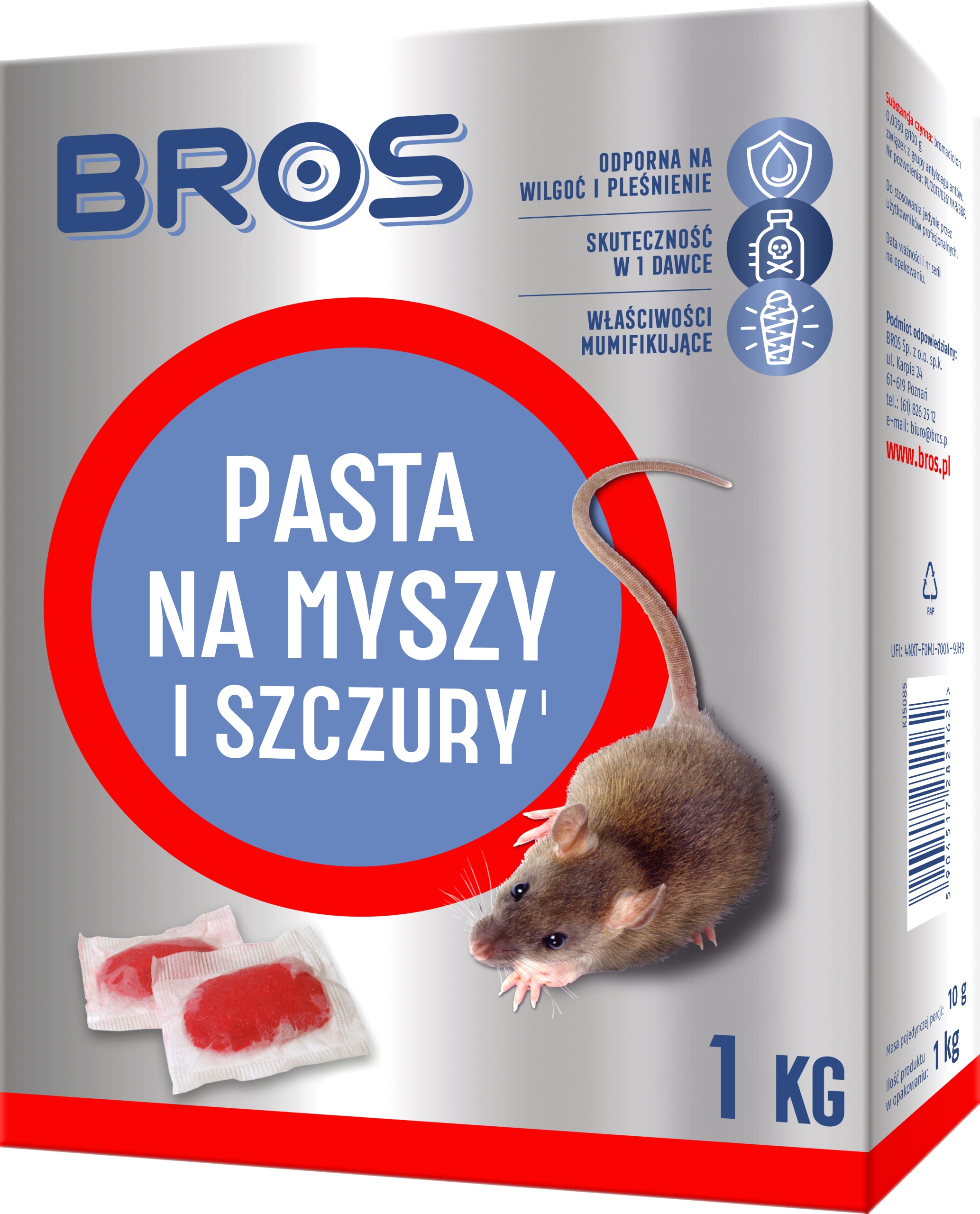 

Trutka na szczury i myszy Pasta Bros 1kg