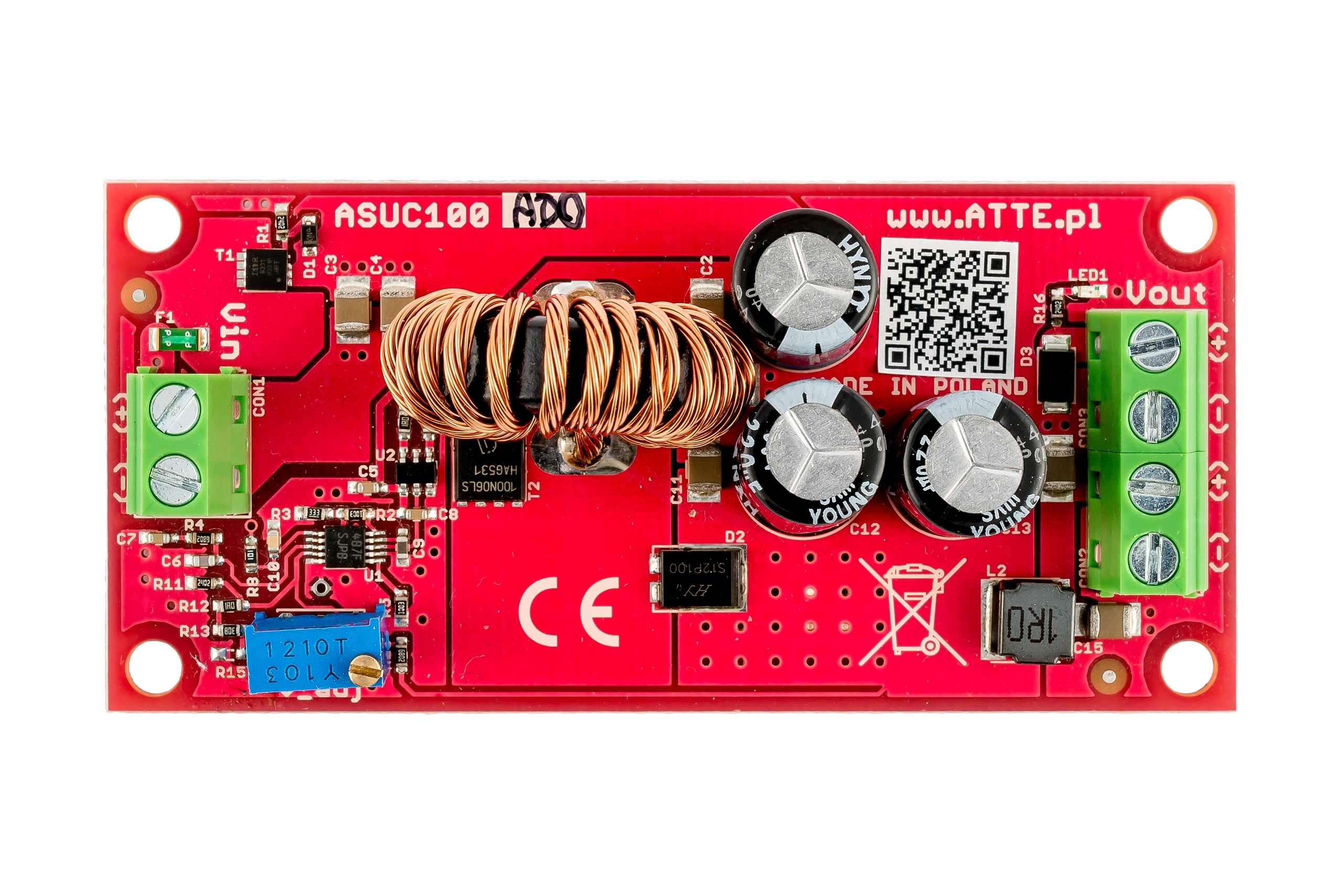 Měnič Napětí DC/DC ASUC-100-AD0-OF 100W Atte