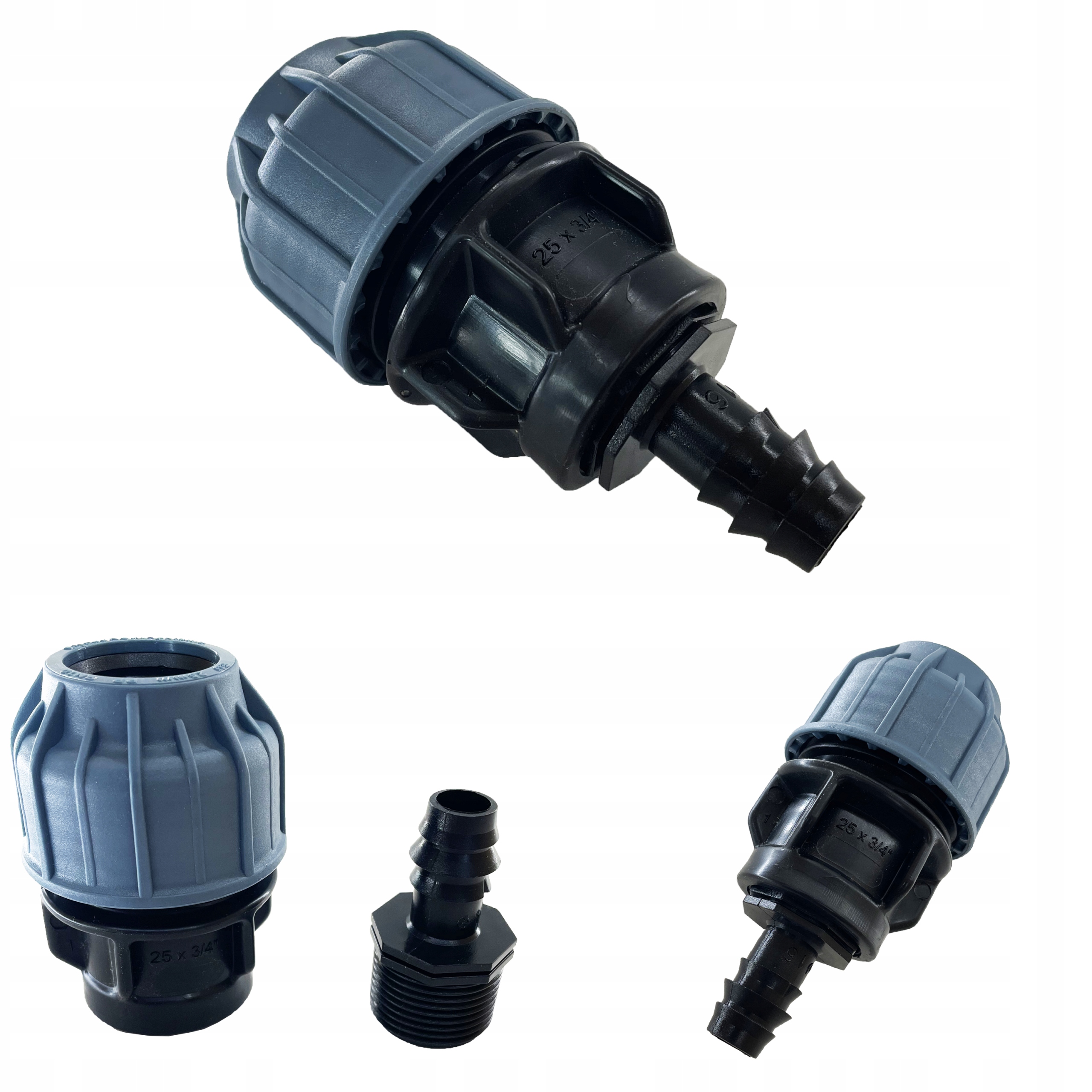 Zestaw do połączenia rury 25mm z rurą linią 16mm