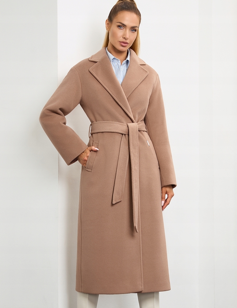 Zartex dámský kabát na podzim a zimu Dakota cappuccino AW25 vel. L