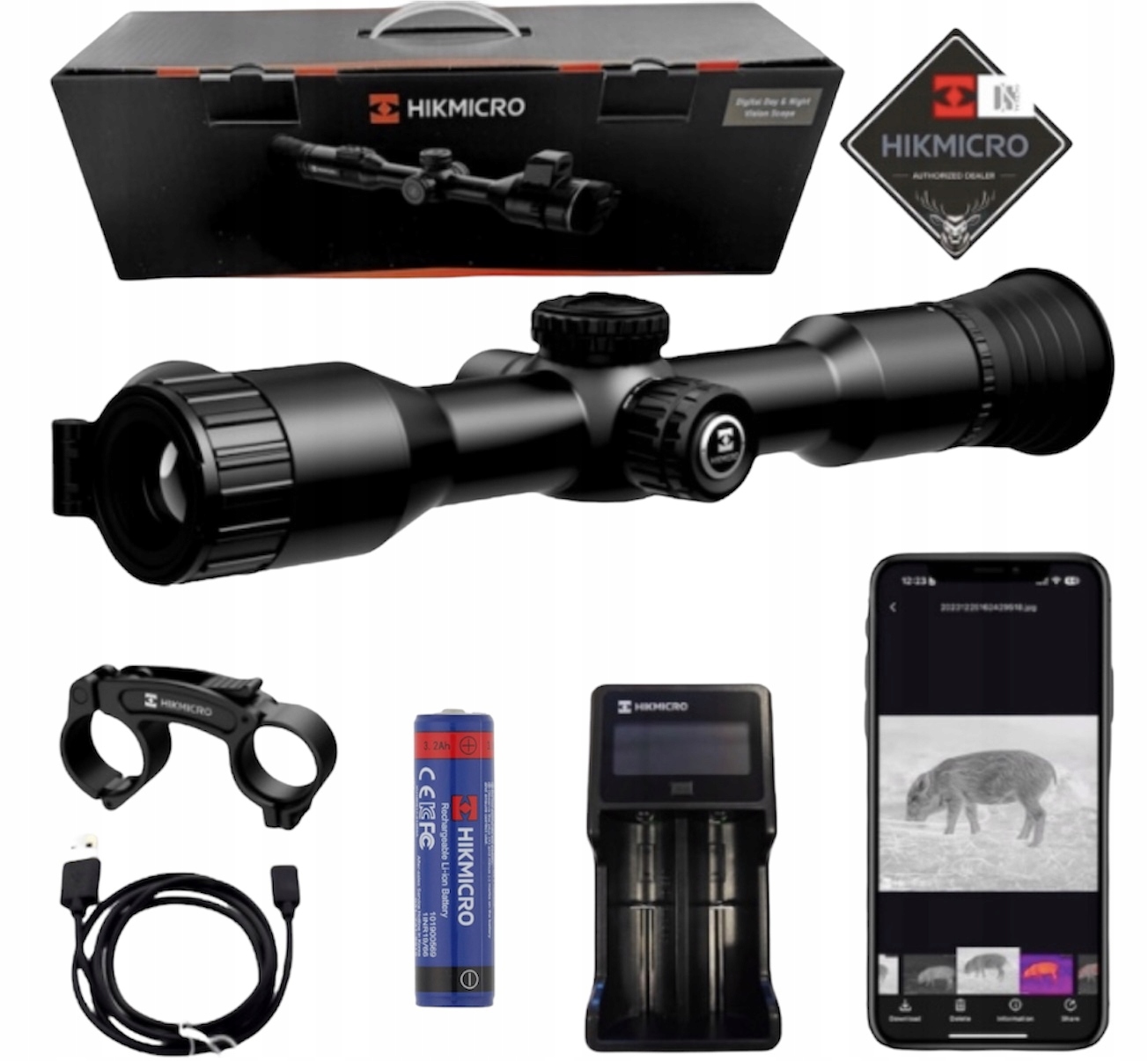 Dalekohled pro noční vidění Hikmicro Alpex A40E 4K Lite