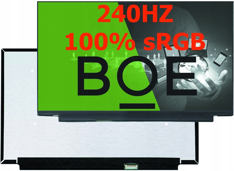 Nová Náhradná Matrica NE156QHM-NX1 Qhd Ips 40PIN eDp Matná 240HZ