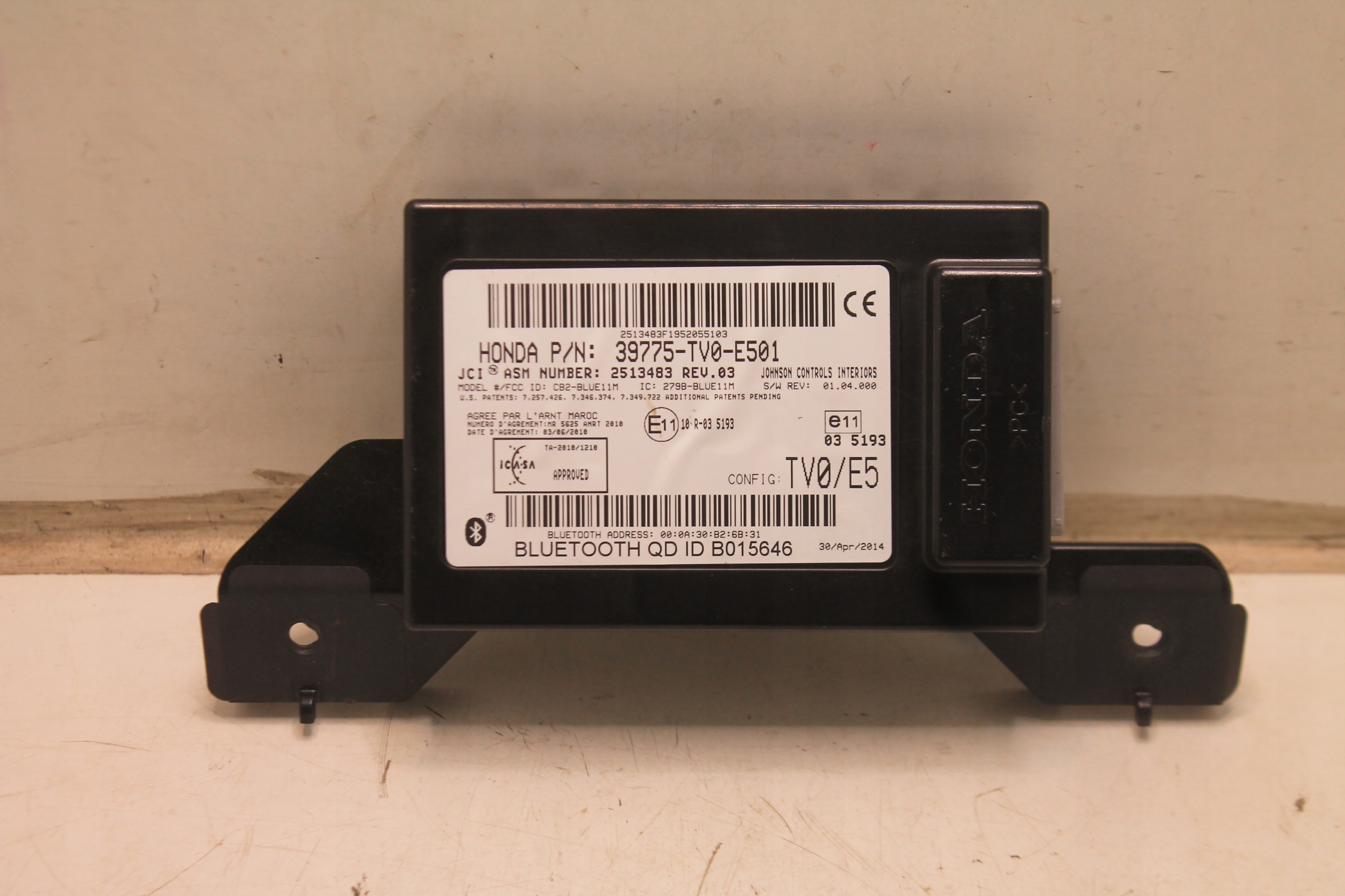 module control unit BLUETOOTH 39775-TV0-E501 HONDA CIVIC IX 11-16