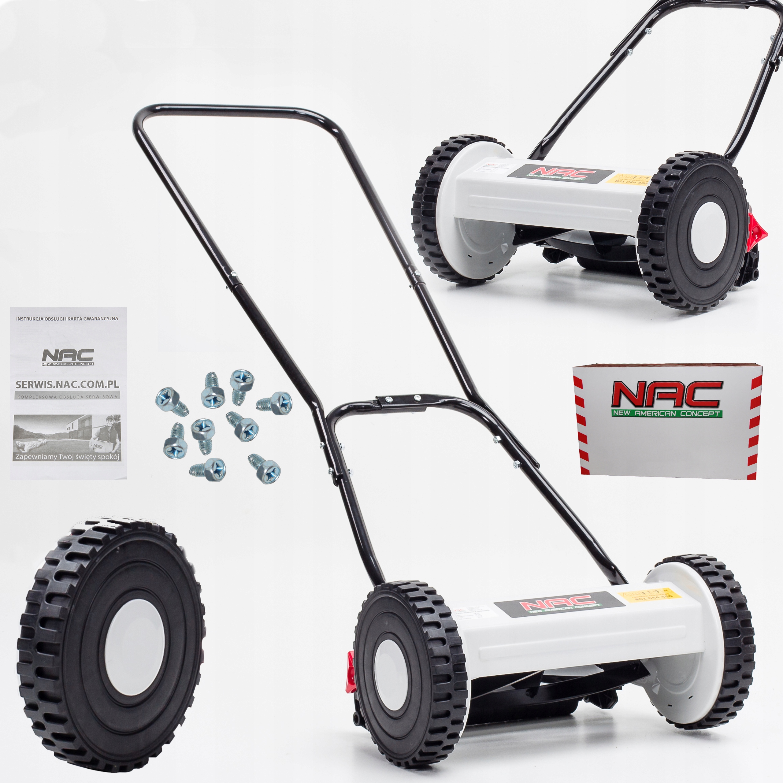 

Kosiarka Ręczna Pchana Nac LM-30 30 cm