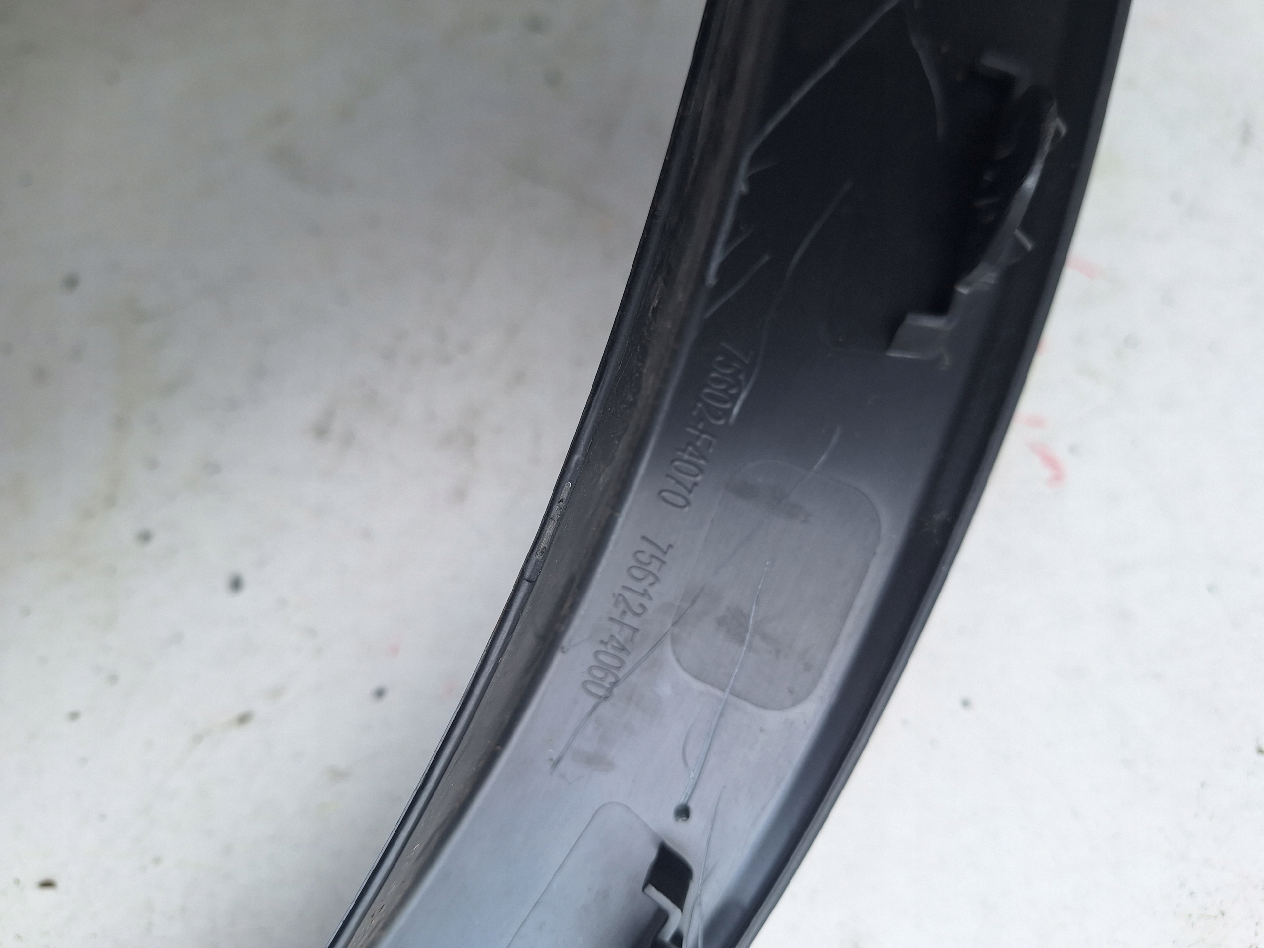 TOYOTA CH-R II 23-> moulding for fender left front