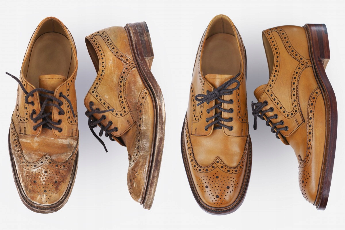 PASTA DO BUTÓW BEZBARWNA WOSKOWA KREM PALC + GĄBKA Model 1900