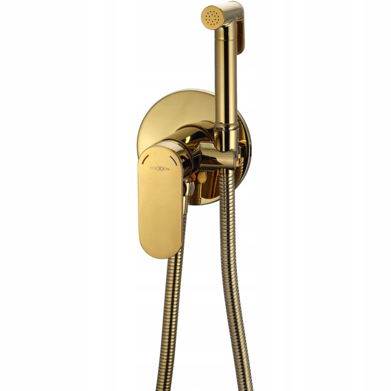 Mexen Milo bidetová baterie podomítkového, Zlatá