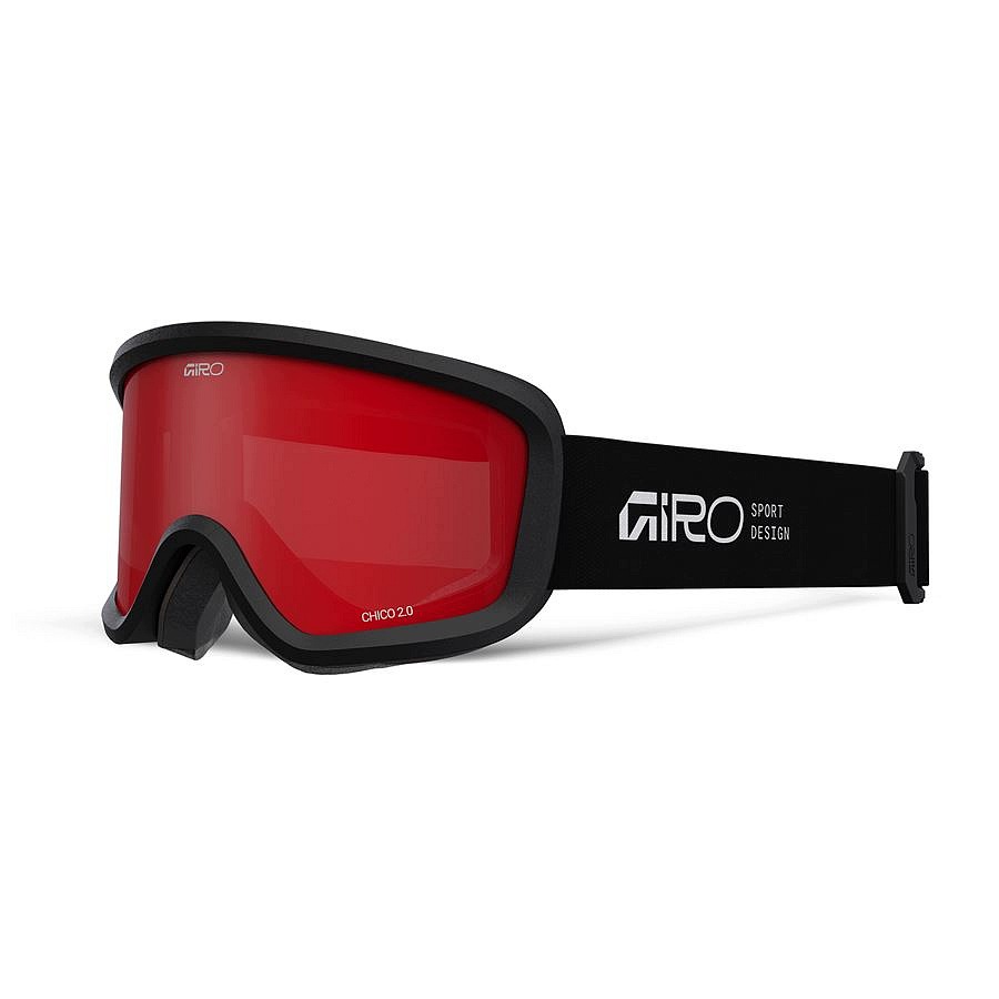 Giro Chico 2.0 Black Stacked-Amber Scarlet