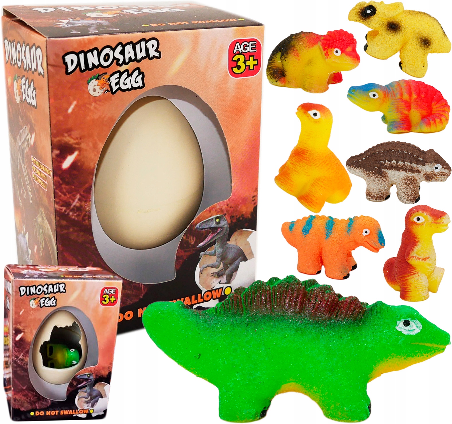 

Rosnący wykluwający się Dinozaur W Jajku Figurka