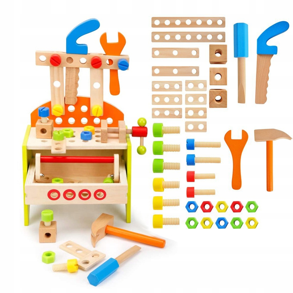 

Drewniany Warsztat Narzędzia Zestaw Majsterkowicza