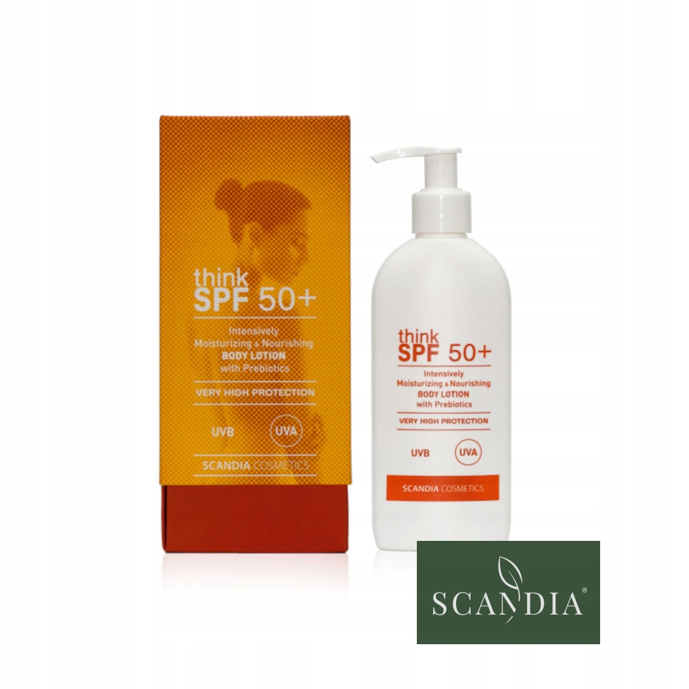 Scandia thinkSPF 50+ Nawilżający i odżywczy balsam z prebiotykami
