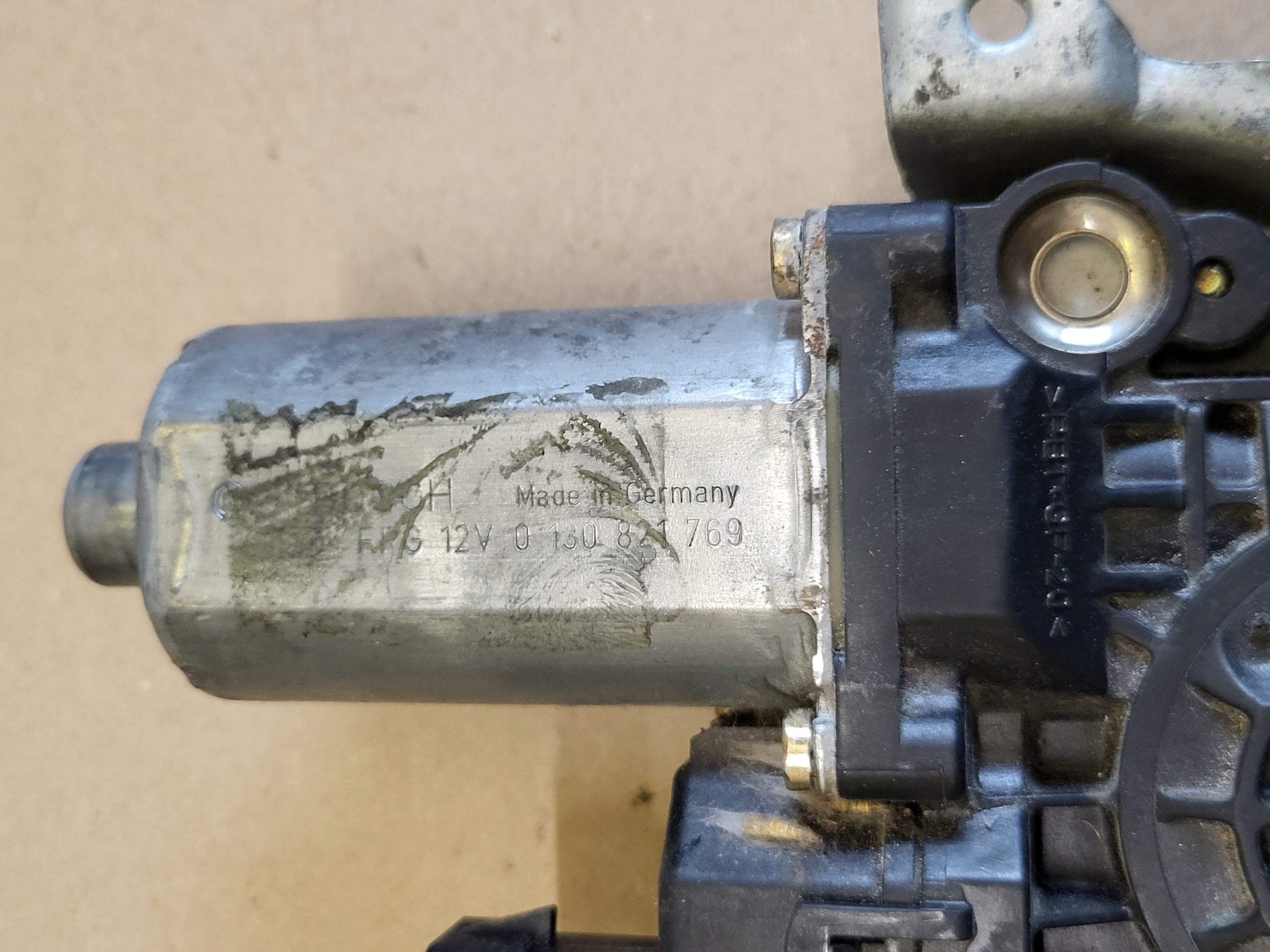 window regulator mechanism right front mini motor OPEL ASTRA G OE EU 90521876
