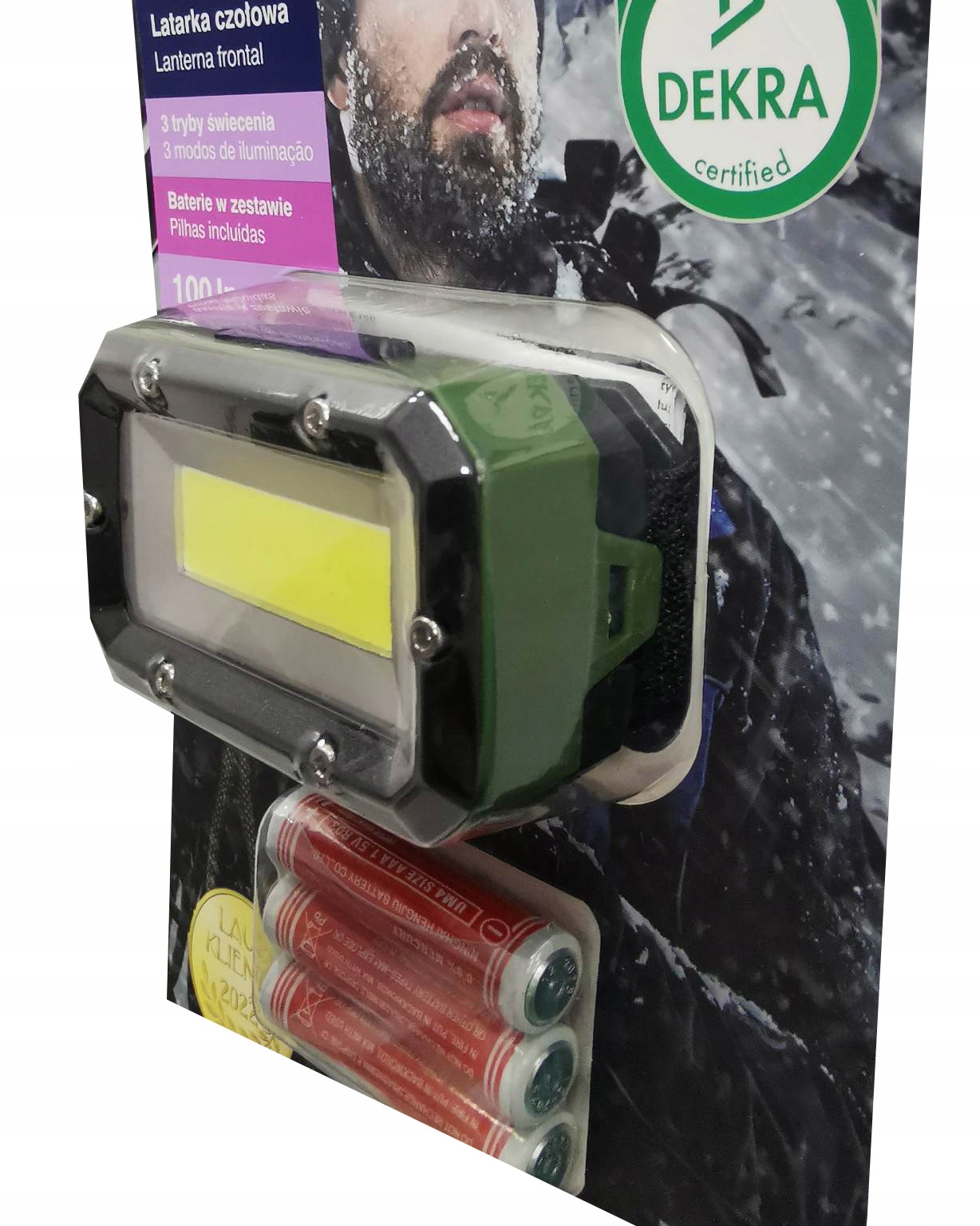 Latarka czołowa Lethe 100 lm khaki Kod producenta opl1394