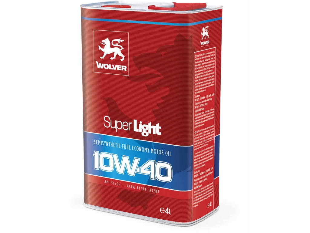 

Olej silnikowy Wolver Light 10W-40 4L