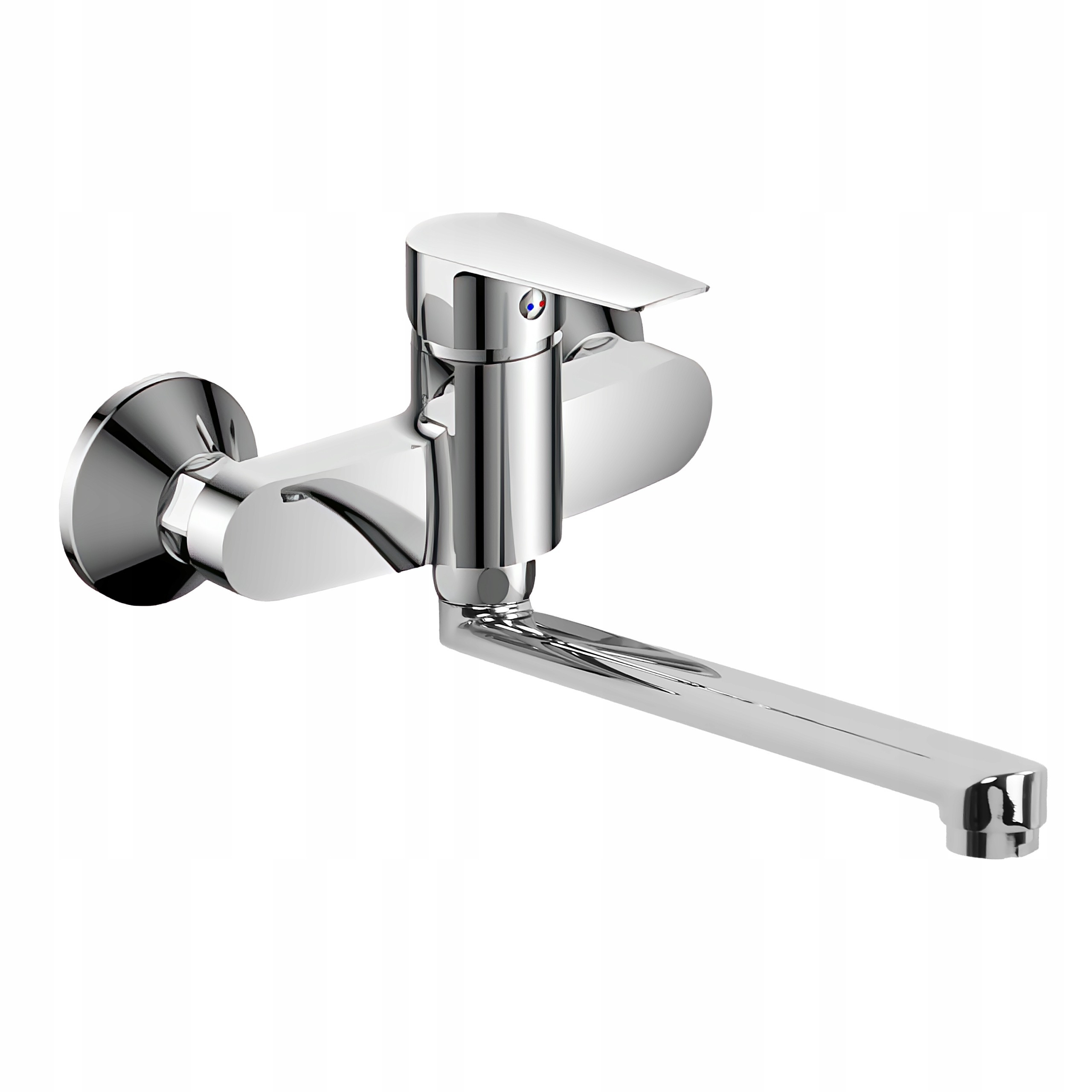 Nástenný kohútik do umývadla s pohyblivým otočným výtokom Pevný tichý Darček