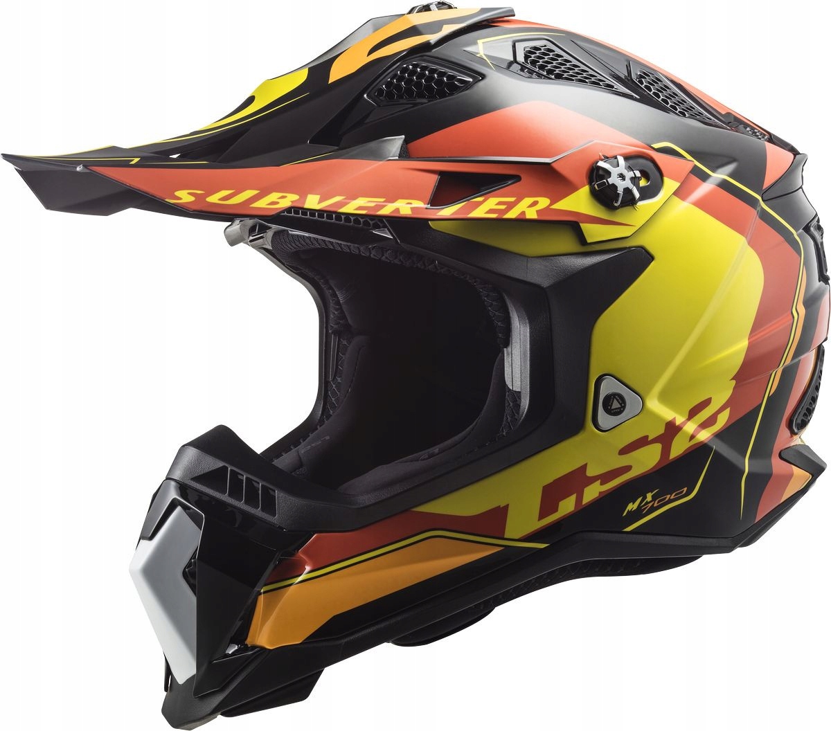 KASK LS2 MX700 SUBVERTER EVO ARCHED BL.YEL.RED XL Model MX700 Subverter