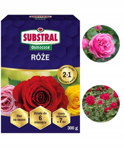 

Substral Osmocote 2w1 Nawóz do Róż 300g