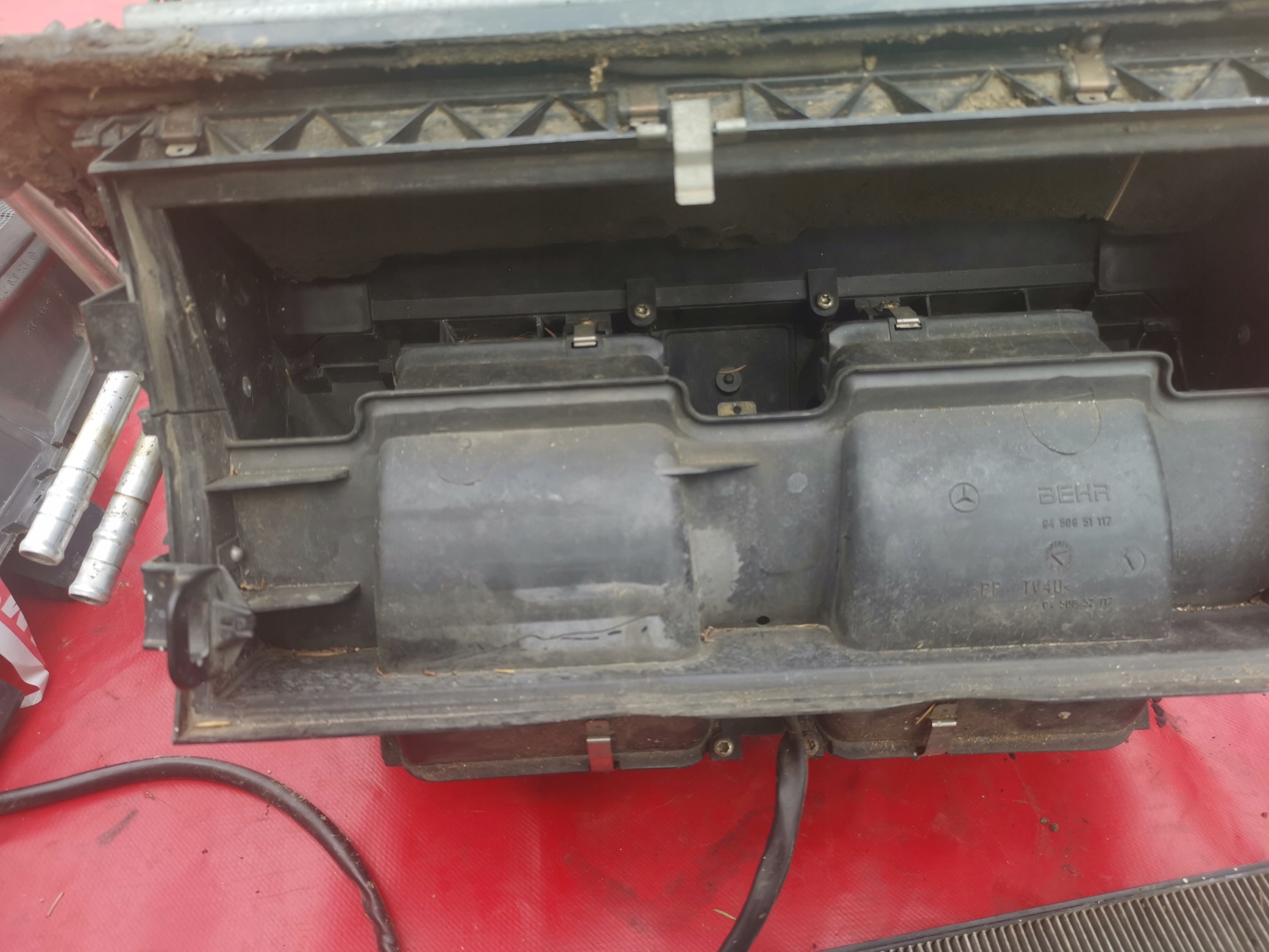 heater MERCEDES 124 z filterm