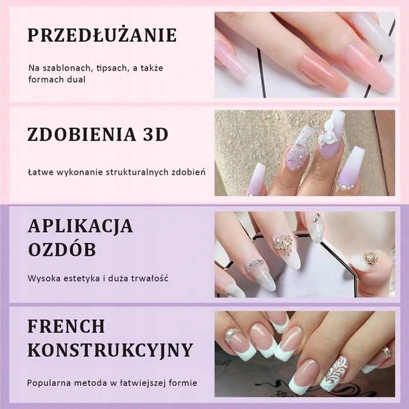 IsabelleNails Akryl Proszek Akrylowy 30g Clear Pojemność 30 ml