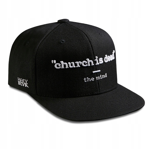 Čepice Holy Blvk Church Is Dead Snapback Výšivka Made In Poland