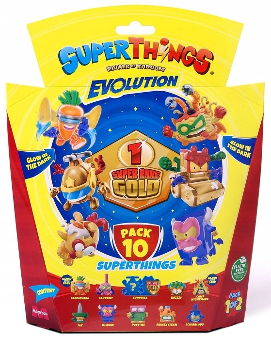 Super Zings Things 13 seria Evolution Zestaw 10 figurek 1/2 31834
