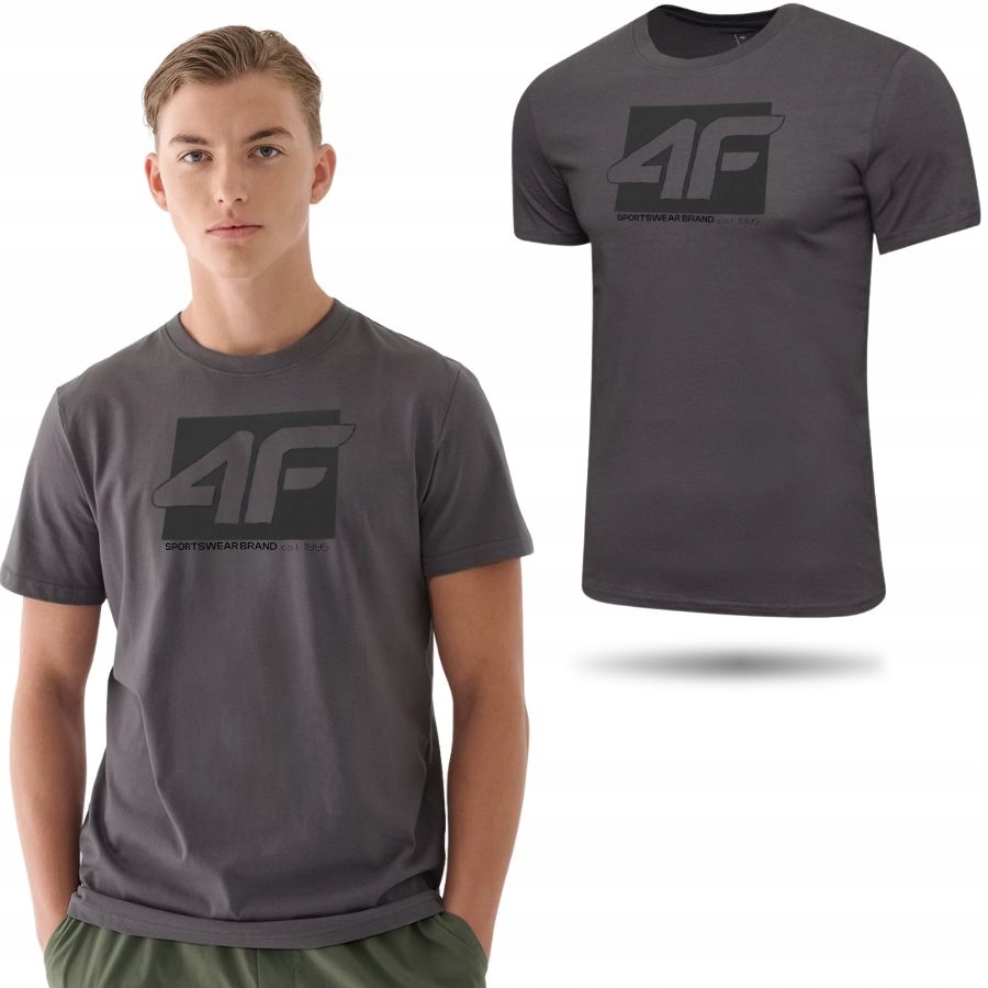 KOSZULKA MĘSKA 4F T-SHIRT PODKOSZULEK BLUZKA SPORTOWA NA CO DZIEŃ