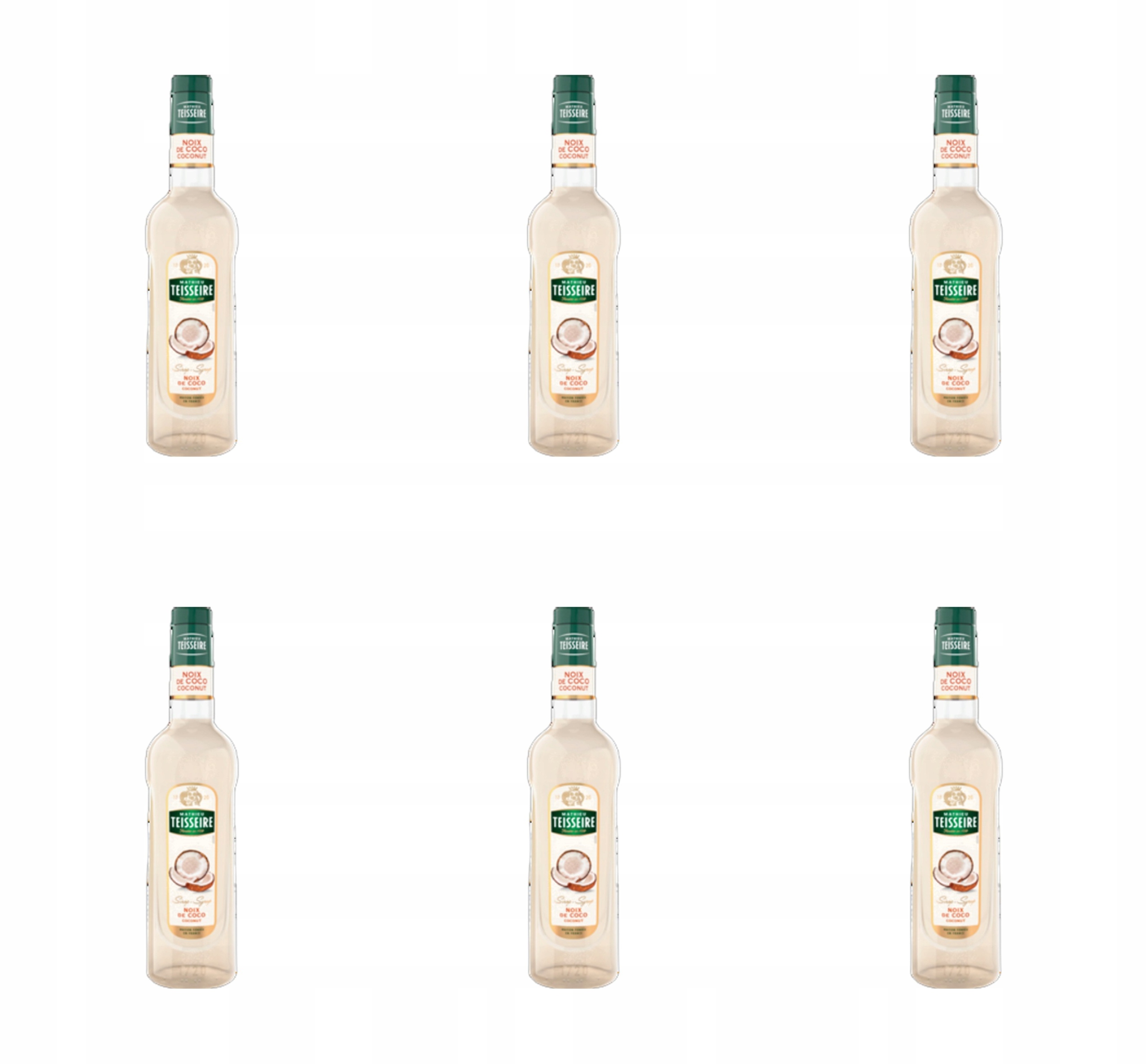 Mathieu Teisseire Syrop kokosowy 0,7L X6