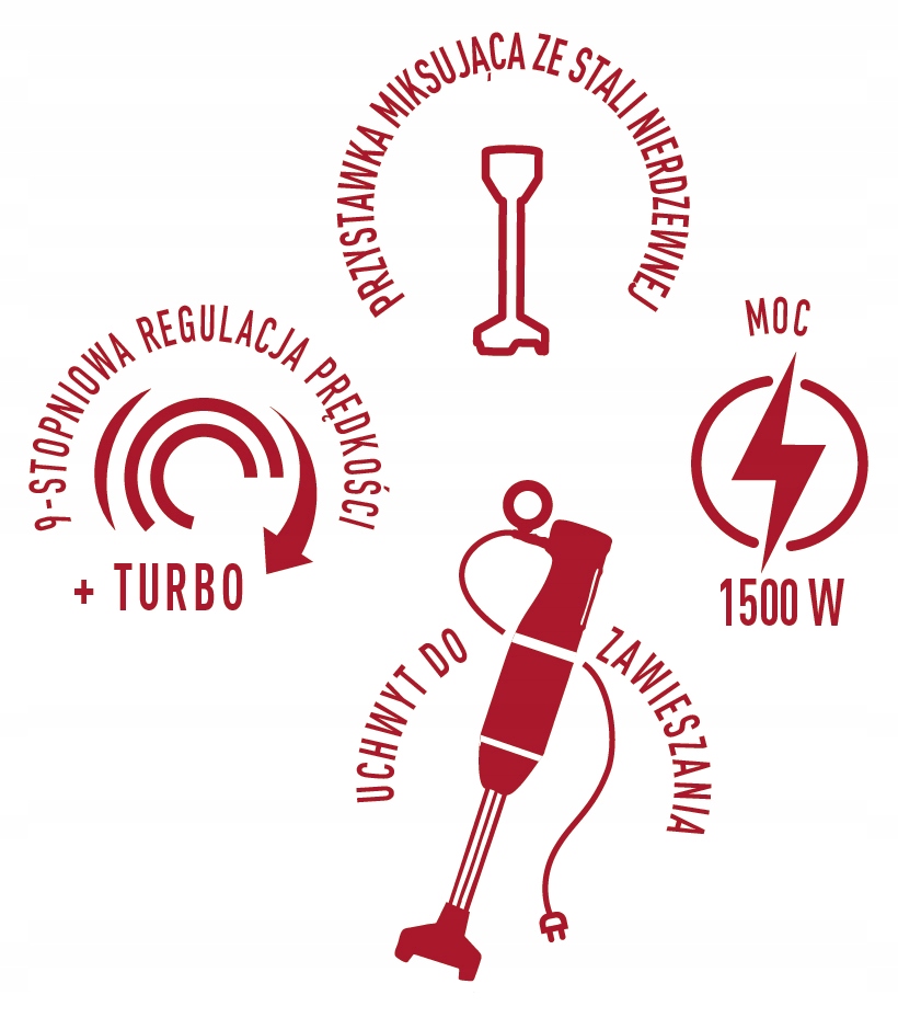 MPM Blender ręczny MBL-33M Marka MPM