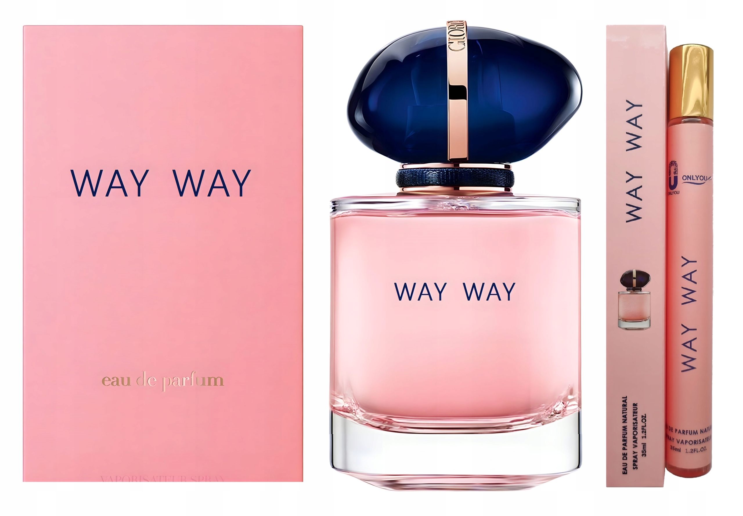 ZESTAW WAY WAY 100ml Perfumy damskie 100ml + 35ml EDP 15048296341 ...